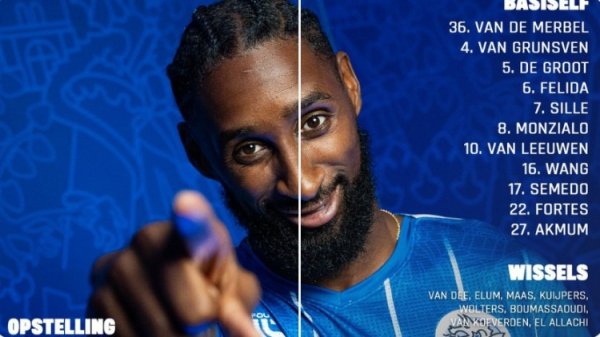 客战荷乙领头羊海牙，20岁留洋小将王博豪代表邓伯什杆位